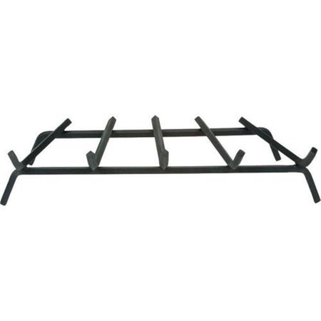 DAGAN Dagan DI204 0.5 in. Square Steel 4 Bar Grate; Black DI204